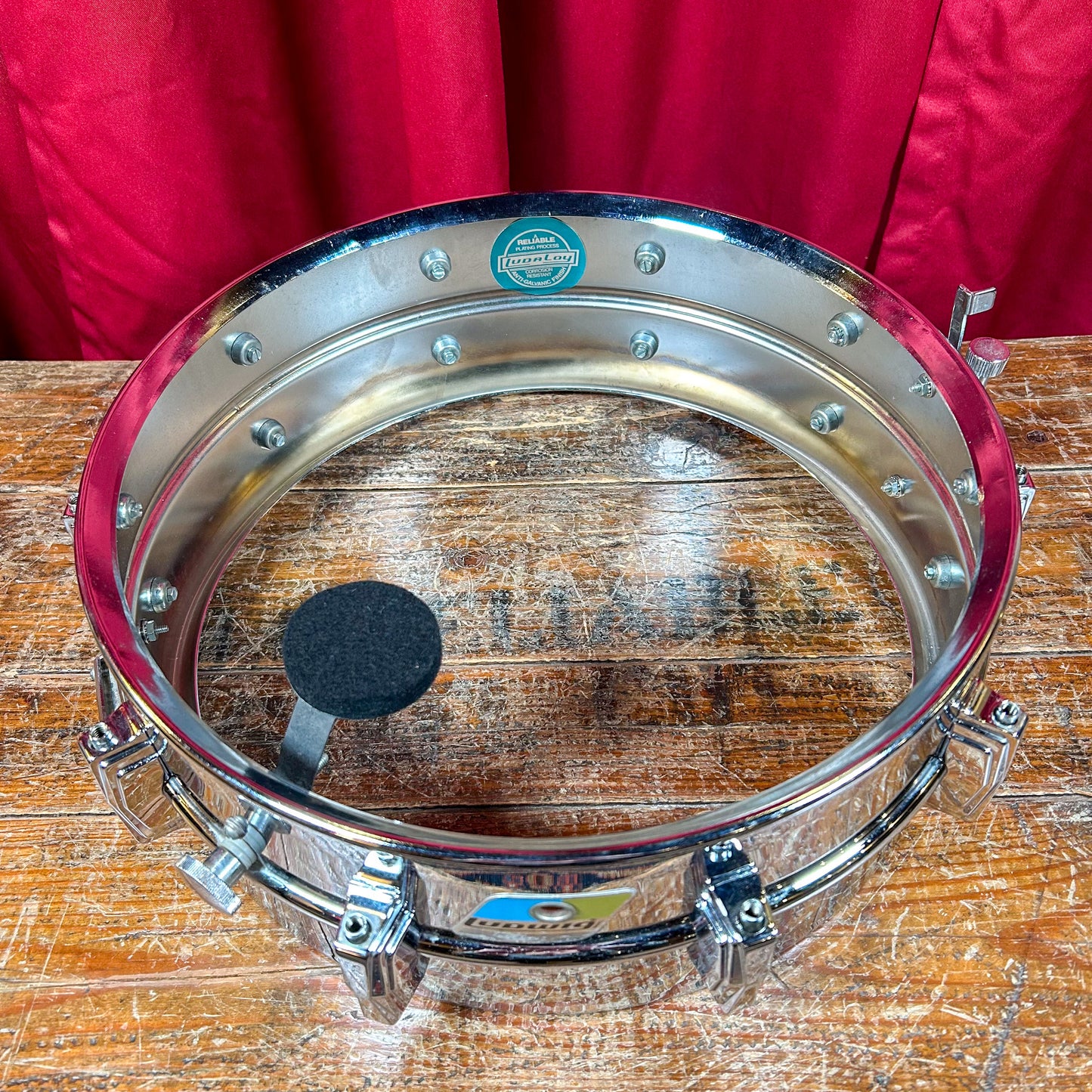 1970s Ludwig 5x14 Supraphonic LM400 Snare Drum