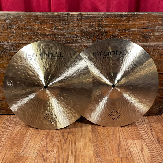 14" Istanbul Agop Traditional Jazz Hi-Hat Cymbal Pair 888g/1092g *Video Demo*