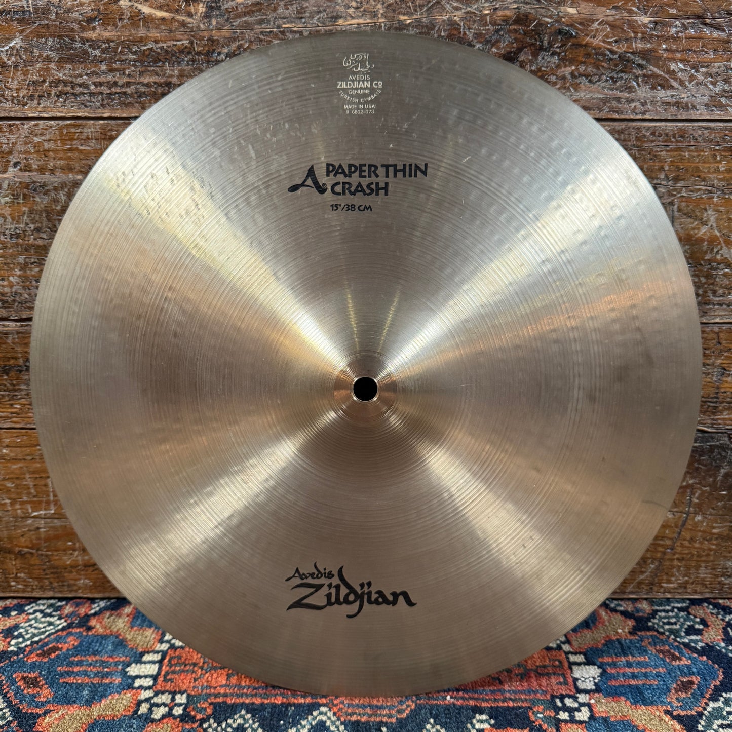 15" Zildjian A Paper Thin Crash Cymbal 812g *Video Demo*