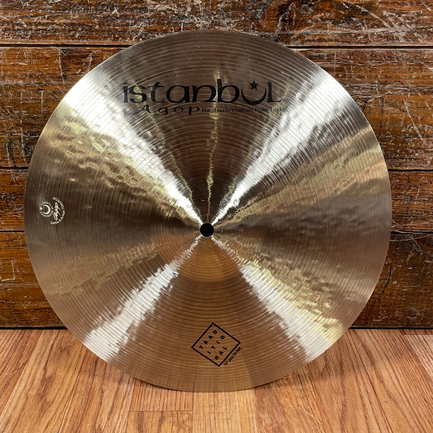 14" Istanbul Agop Traditional Jazz Hi-Hat Cymbal Pair 888g/1092g *Video Demo*