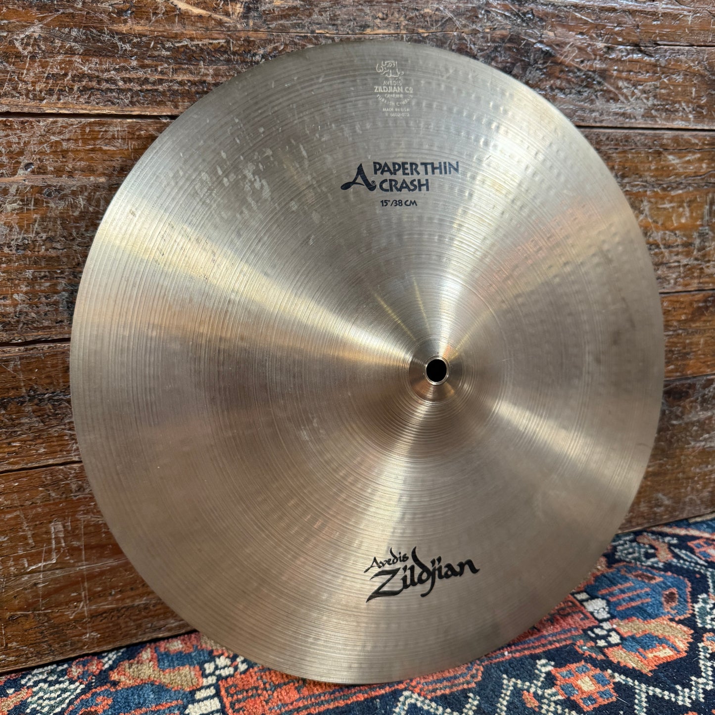 15" Zildjian A Paper Thin Crash Cymbal 812g *Video Demo*