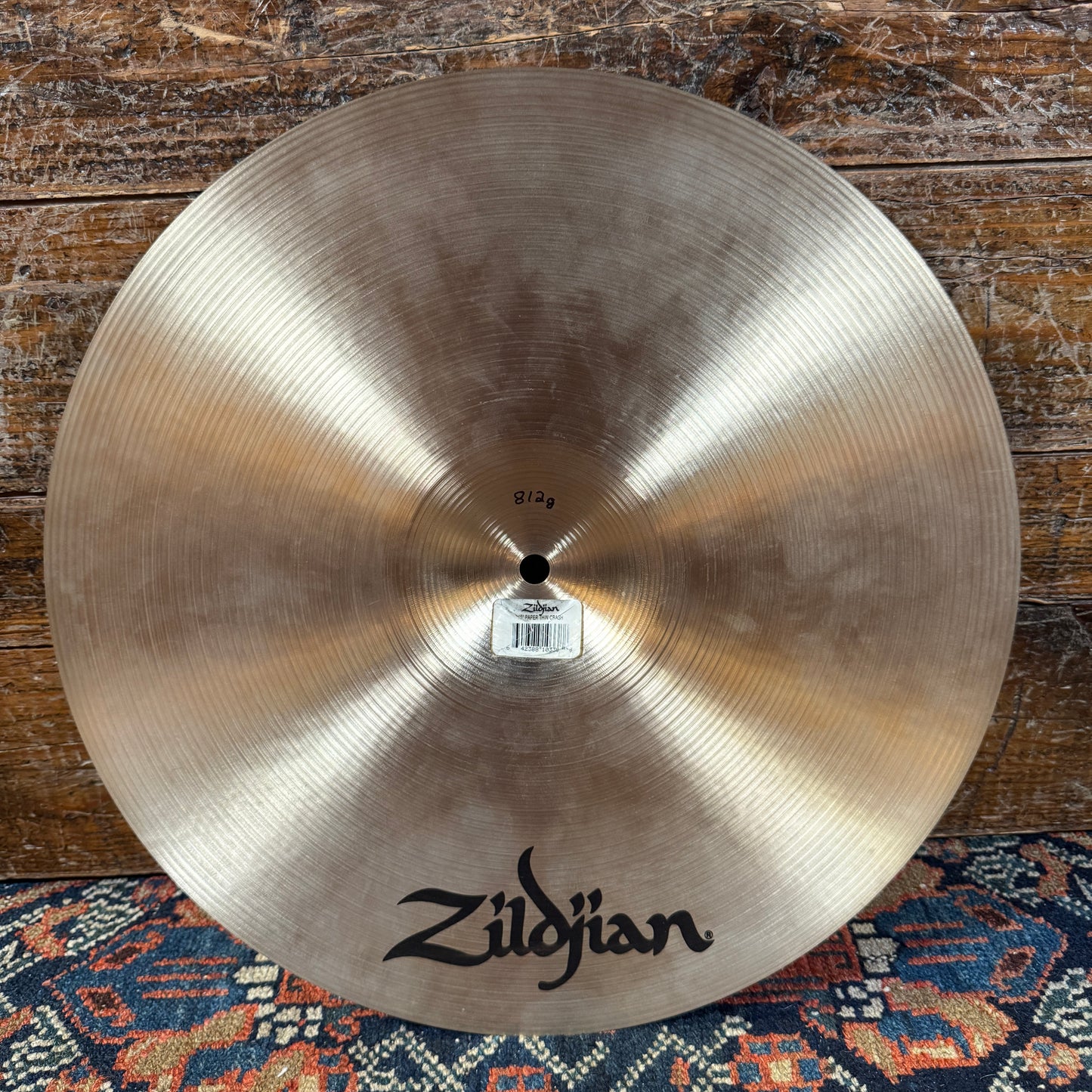 15" Zildjian A Paper Thin Crash Cymbal 812g *Video Demo*