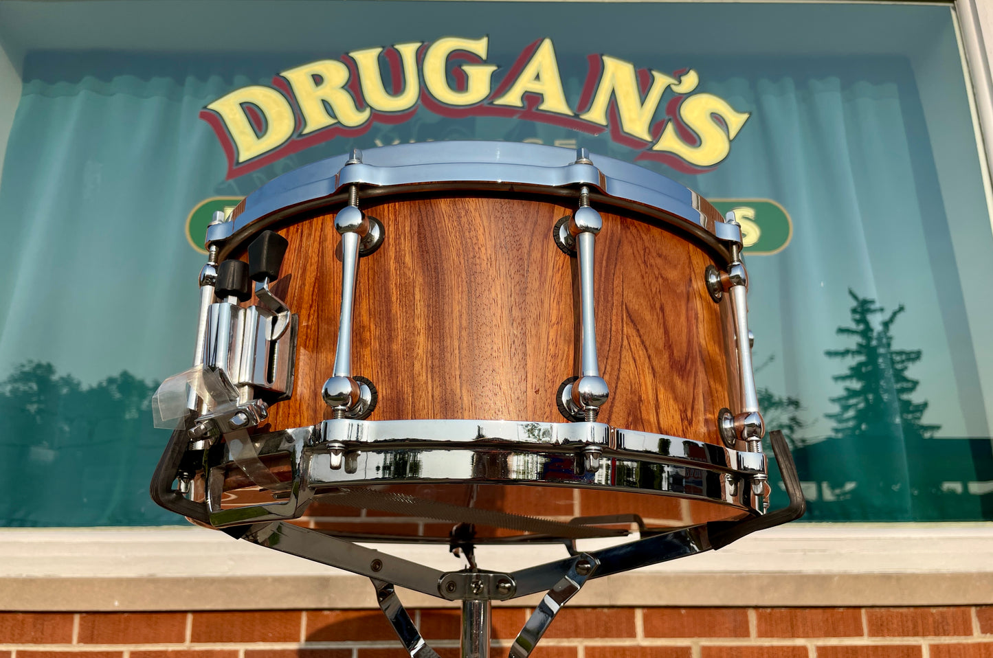 Custom 6.5x14 Stave Shell Snare Drum Diecast Rosewood