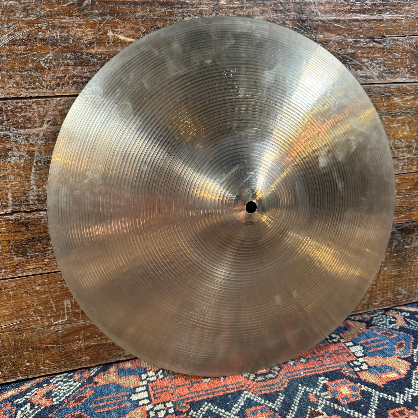 16" Zildjian A 1978-82 Hollow Logo Medium Crash Cymbal 1436g *Video Demo*