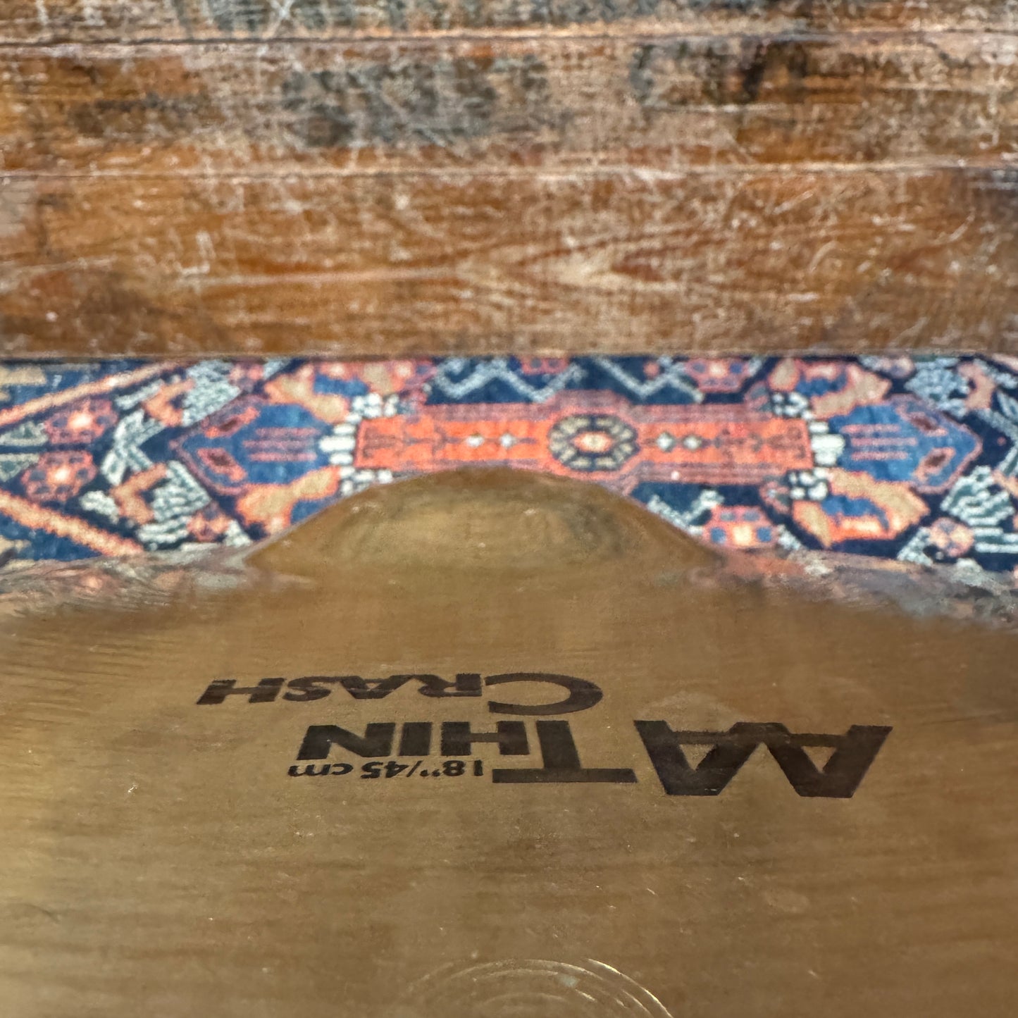 18" Sabian AA Thin Crash Cymbal 1392g Brilliant *Video Demo*