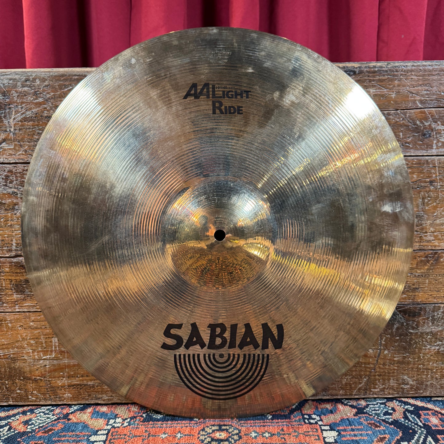 19" Sabian AA Light Ride Cymbal 1754g *Video Demo*