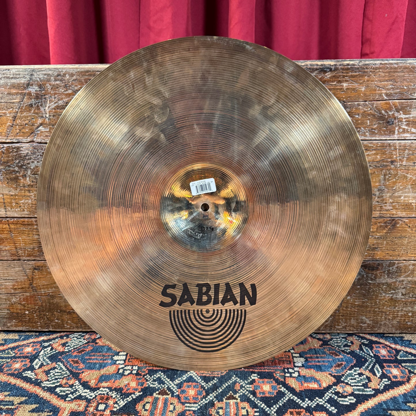 19" Sabian AA Light Ride Cymbal 1754g *Video Demo*