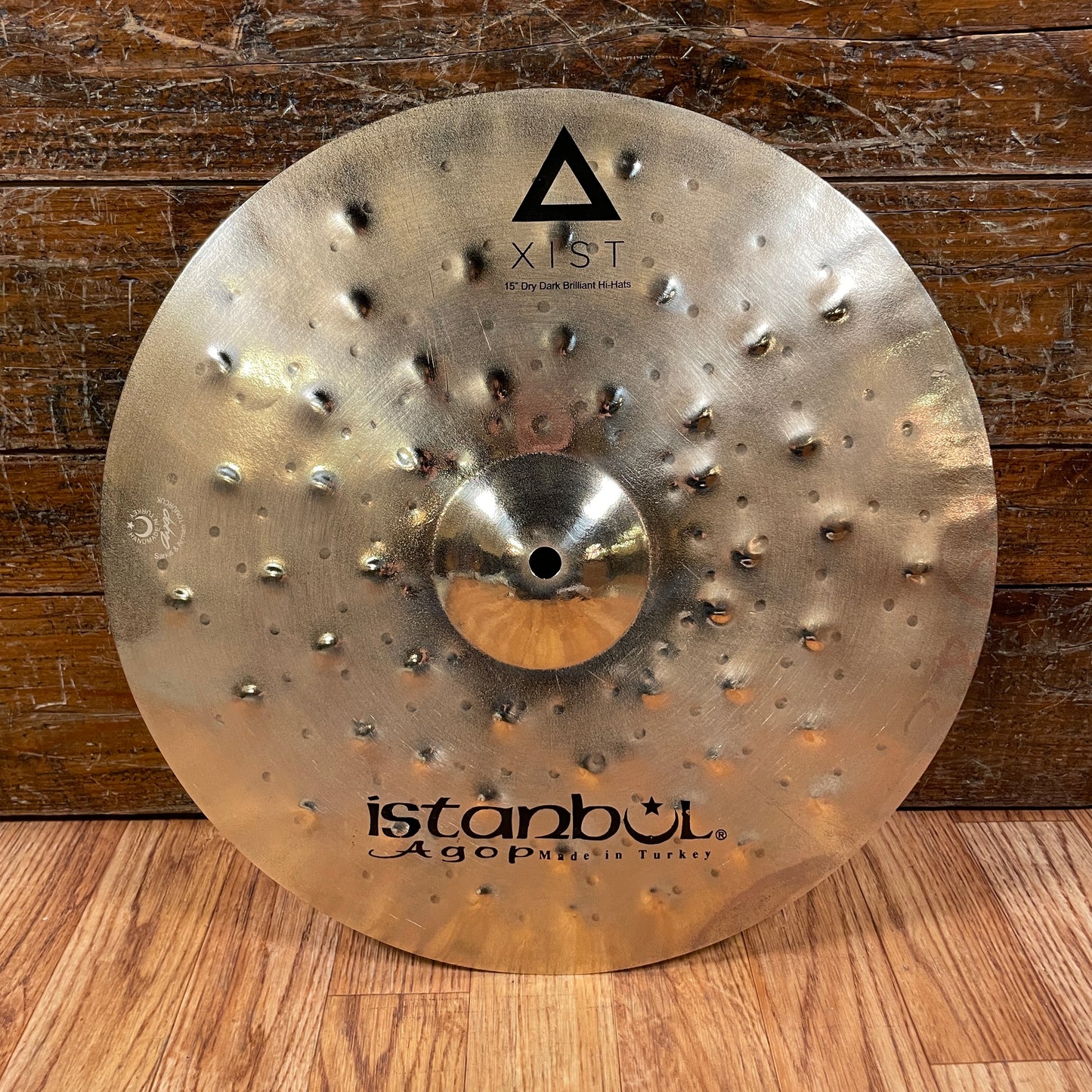 15" Istanbul Agop Xist Dry Dark Brilliant Hi-Hat Cymbal Pair 730g/1156g *Video Demo*