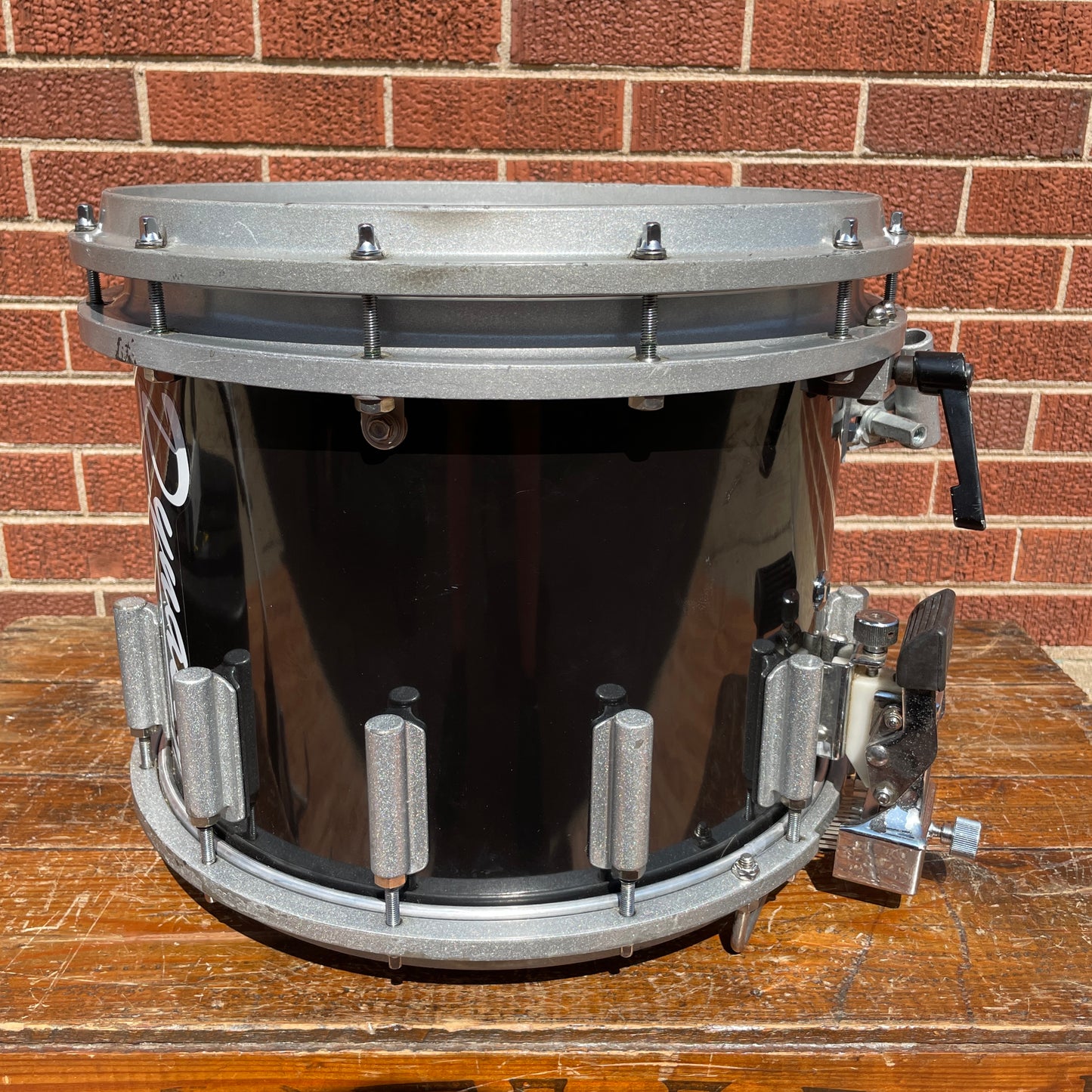 Dynasty DFX 12x14 Marching Snare Drum Black w/ Harness and Case