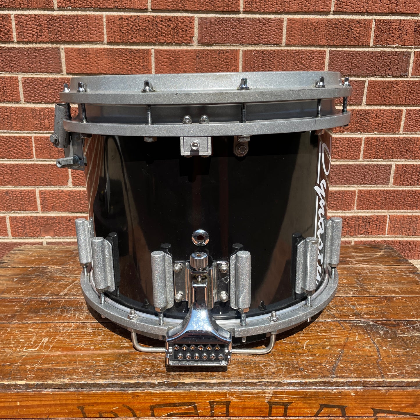 Dynasty DFX 12x14 Marching Snare Drum Black w/ Harness and Case