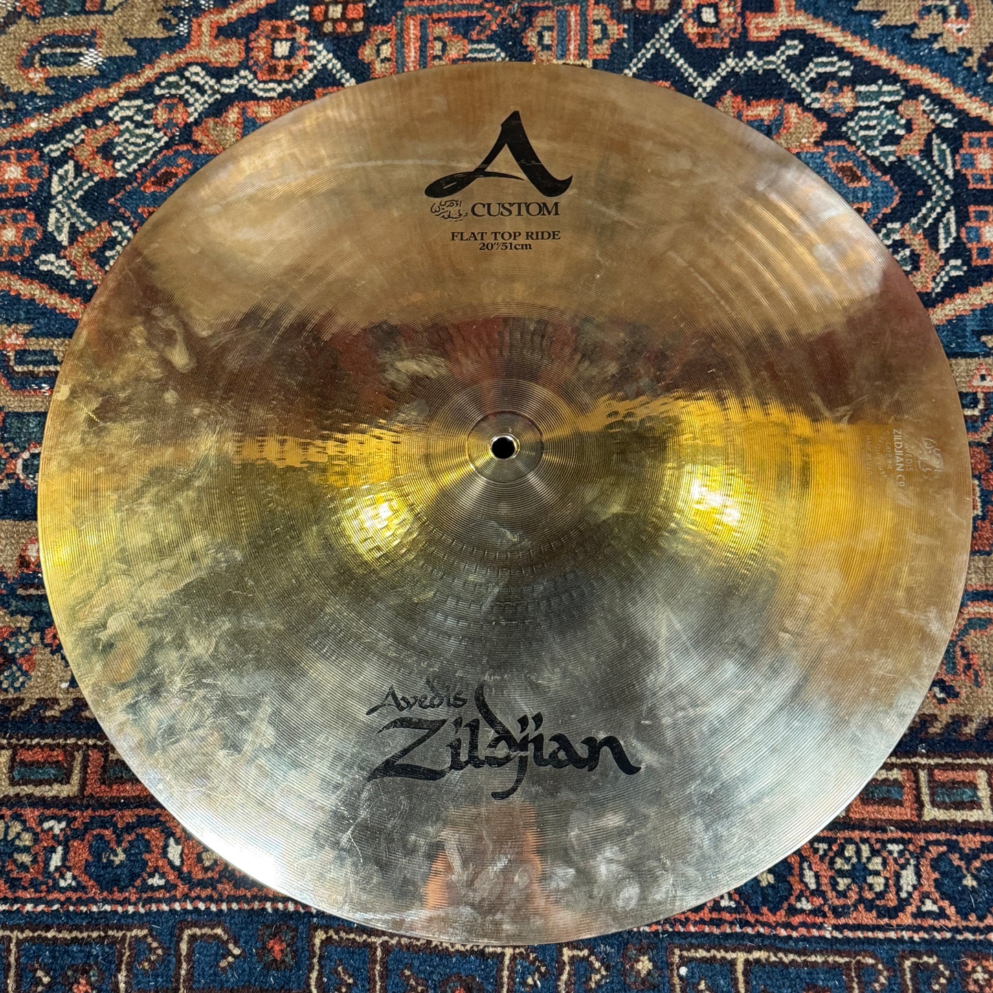 20" Zildjian A Custom Flat Top Ride 2166g *Video Demo*