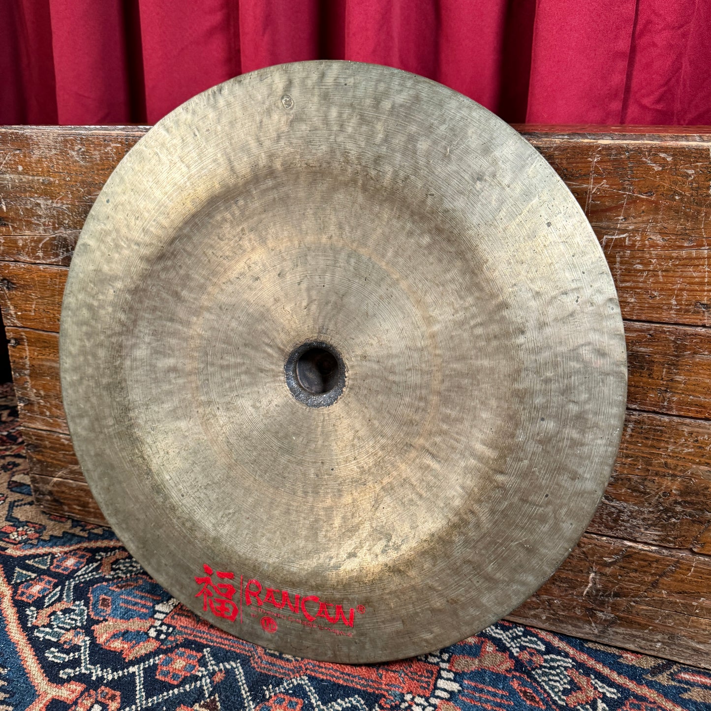 20" Latin Percussion 1980s LP Rancan Lion China Cymbal 1650g *Video Demo*