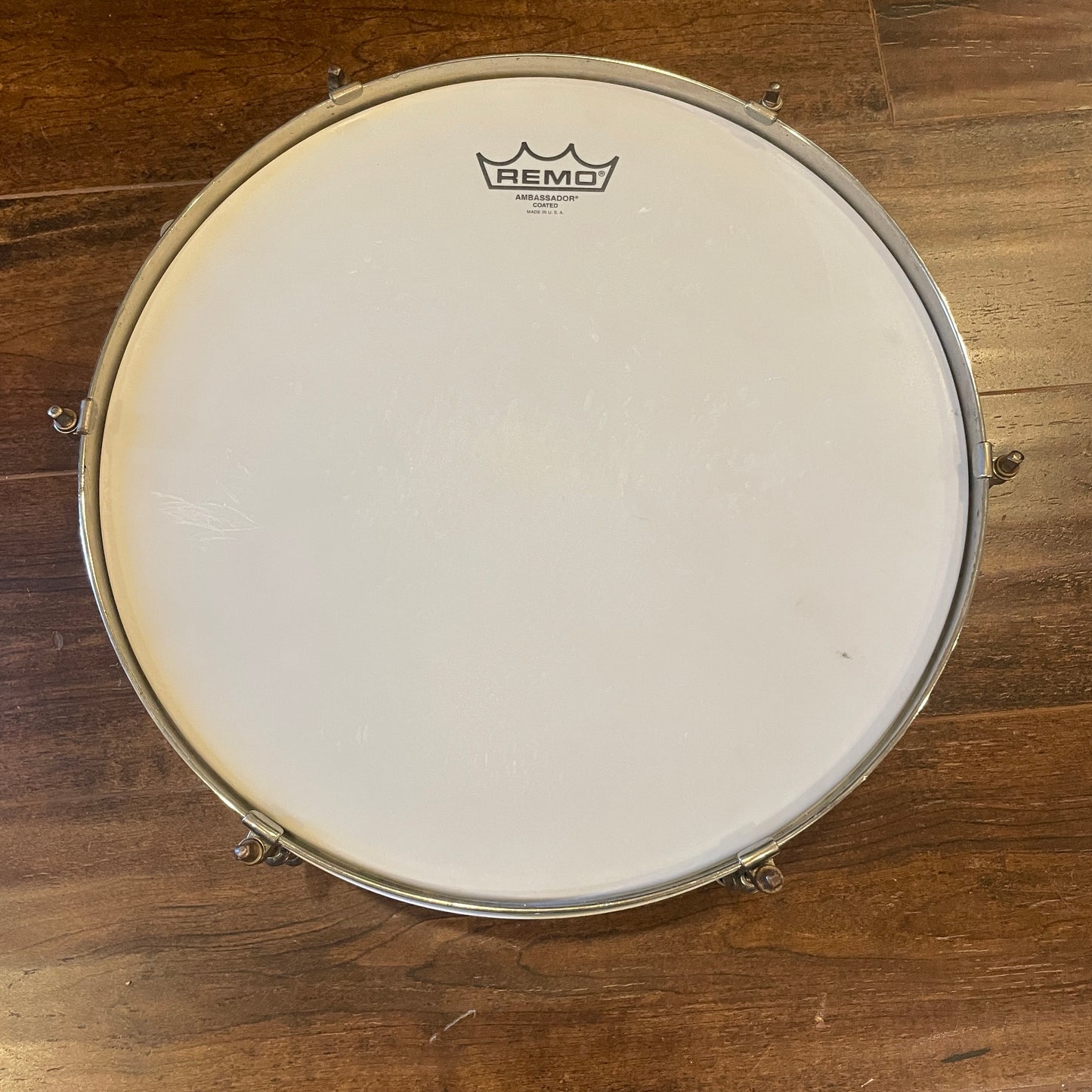 1920s Ludwig 4x14 Dance Model Universal 2-Pc Nickel Over Brass Shell Snare Drum