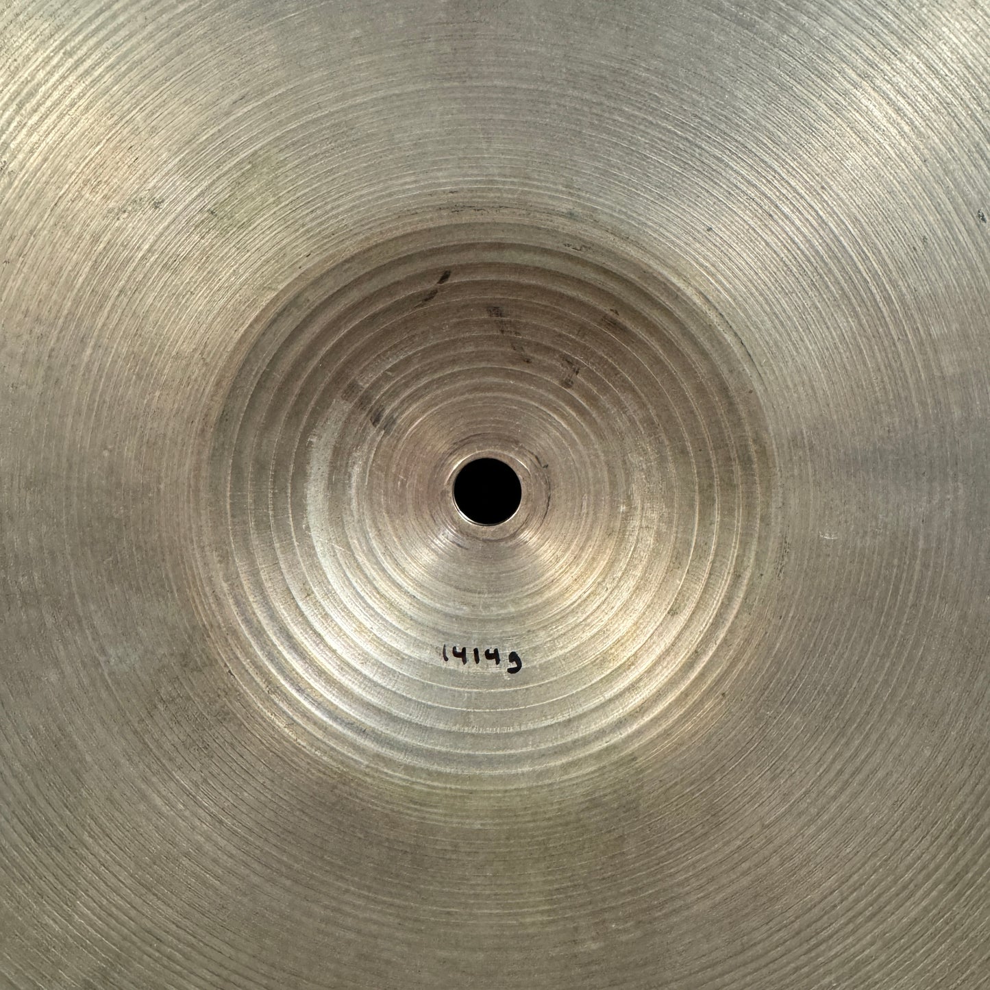 14" Zildjian A 1980s New Beat Bottom Hi-Hat Cymbal Single 1414g