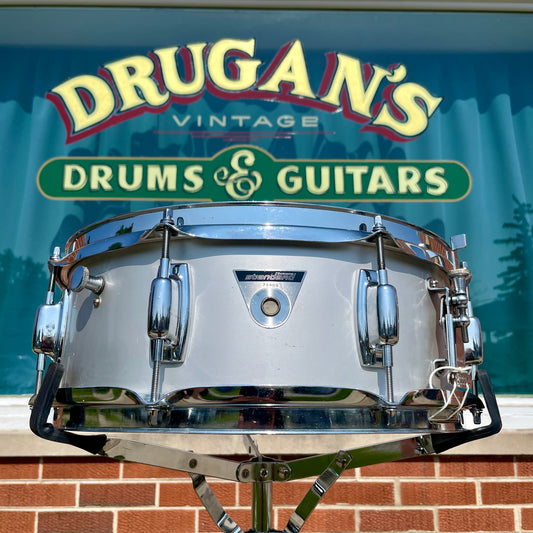 1970s Ludwig 5x14 S-102 Standard Snare Drum Acrolite Finish