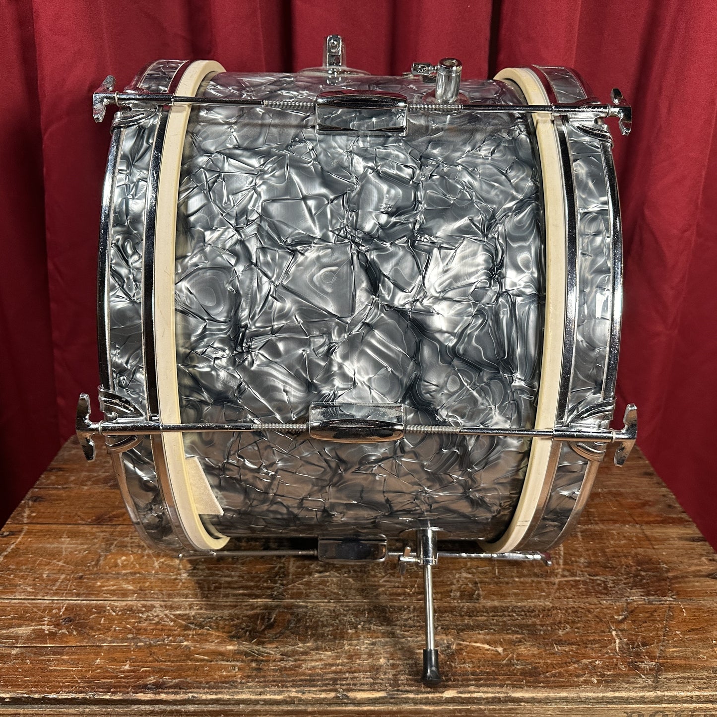 Vintage Whitehall 12x18 Bass Drum Black Diamond Pearl MIJ / Japan