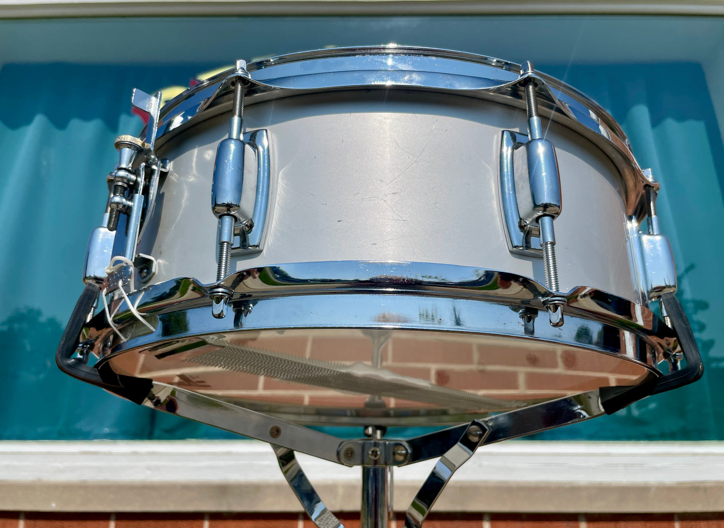 1970s Ludwig 5x14 S-102 Standard Snare Drum Acrolite Finish