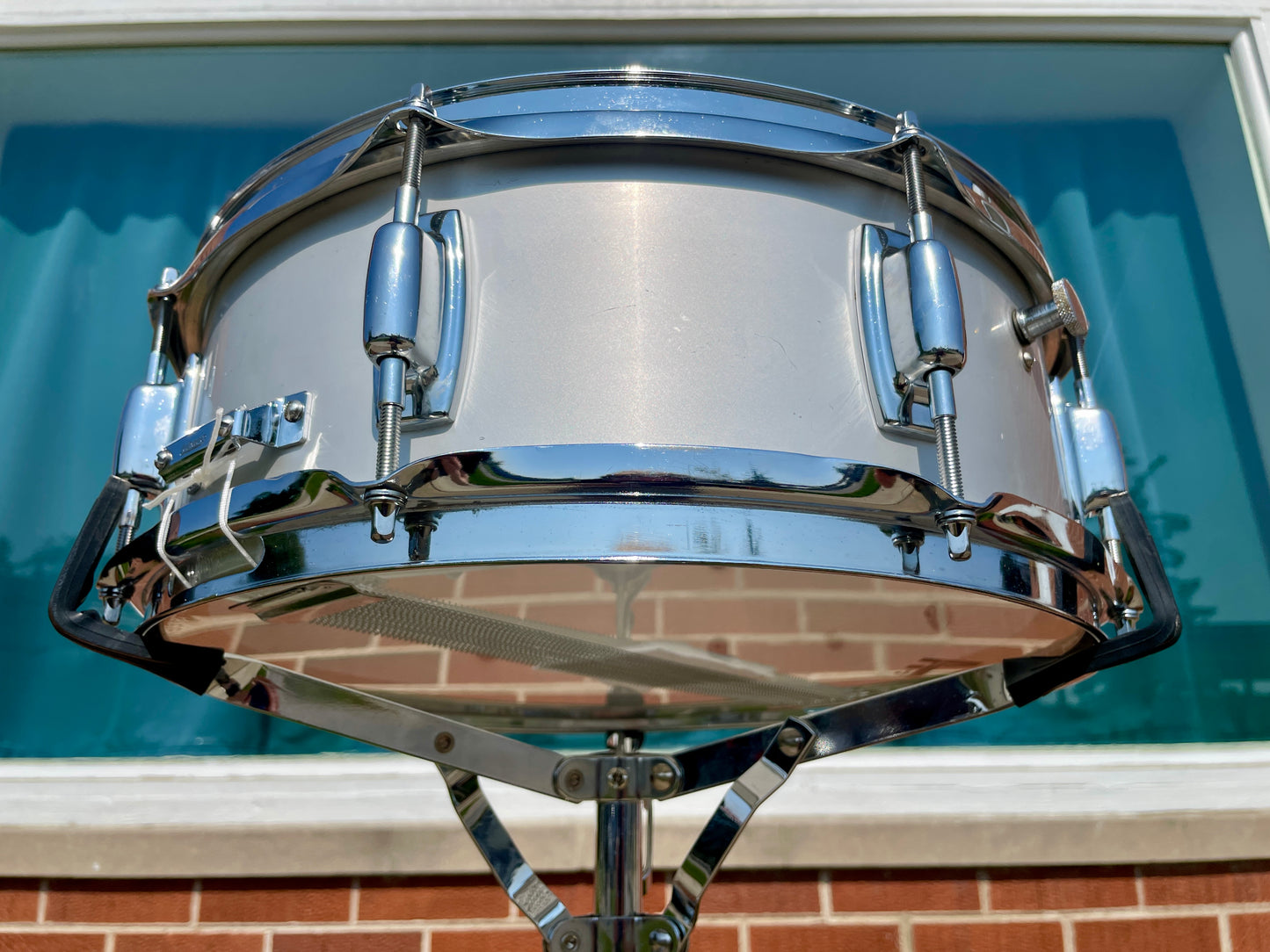 1970s Ludwig 5x14 S-102 Standard Snare Drum Acrolite Finish