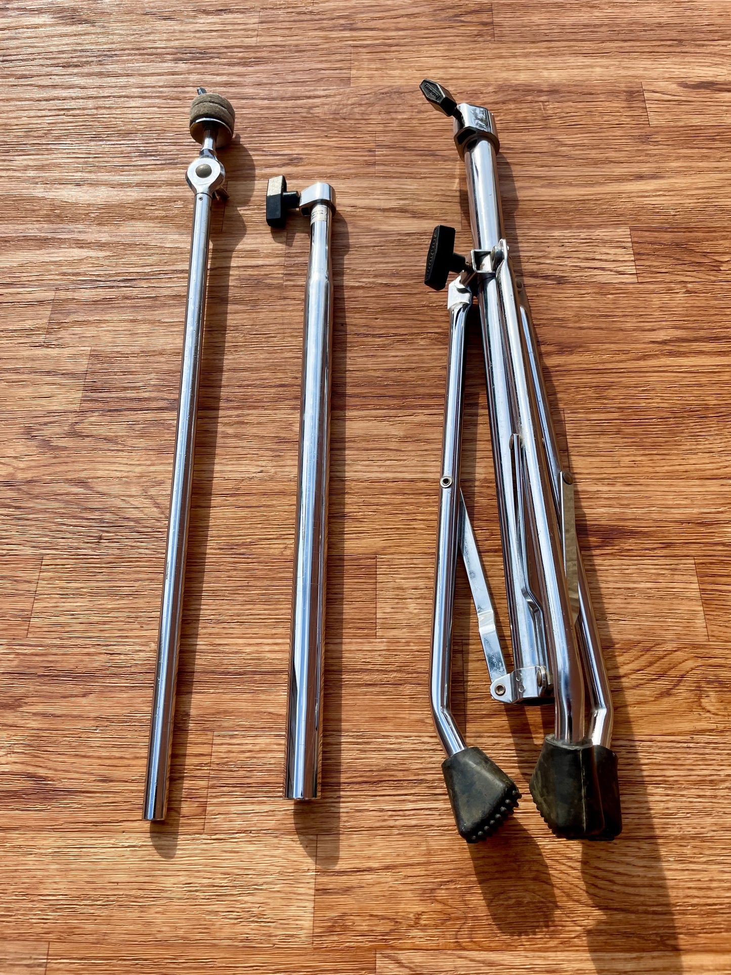 1970s Ludwig Hercules Atlas No. 1405 Straight Cymbal Stand Tubular Legs