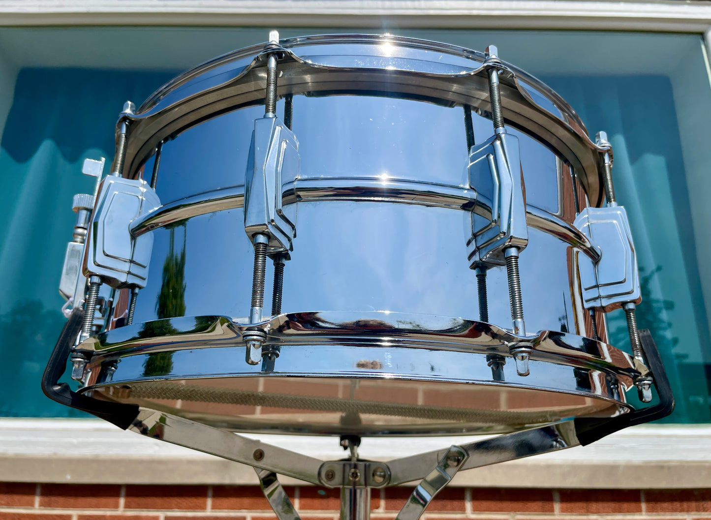 1970s Ludwig 6.5x14 LM402 Supraphonic Snare Drum