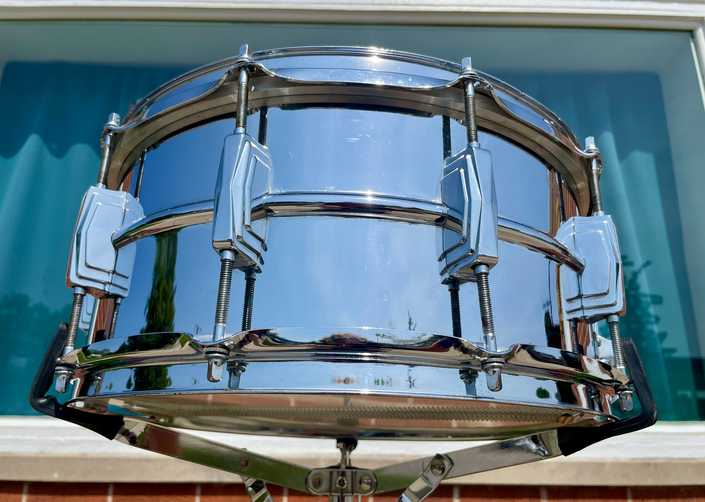 1970s Ludwig 6.5x14 LM402 Supraphonic Snare Drum