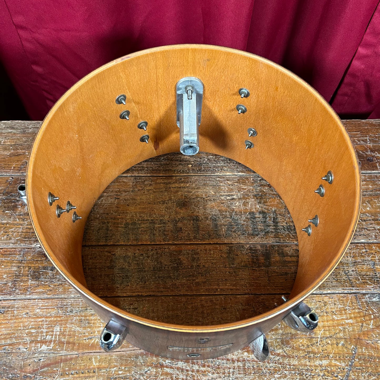 1960s Sonor Teardrop 9x13 Tom Drum Rosewood