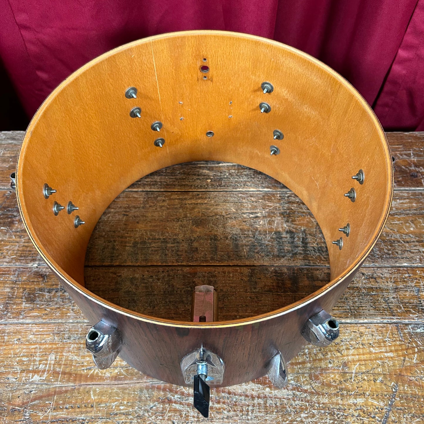 1960s Sonor Teardrop 9x13 Tom Drum Rosewood