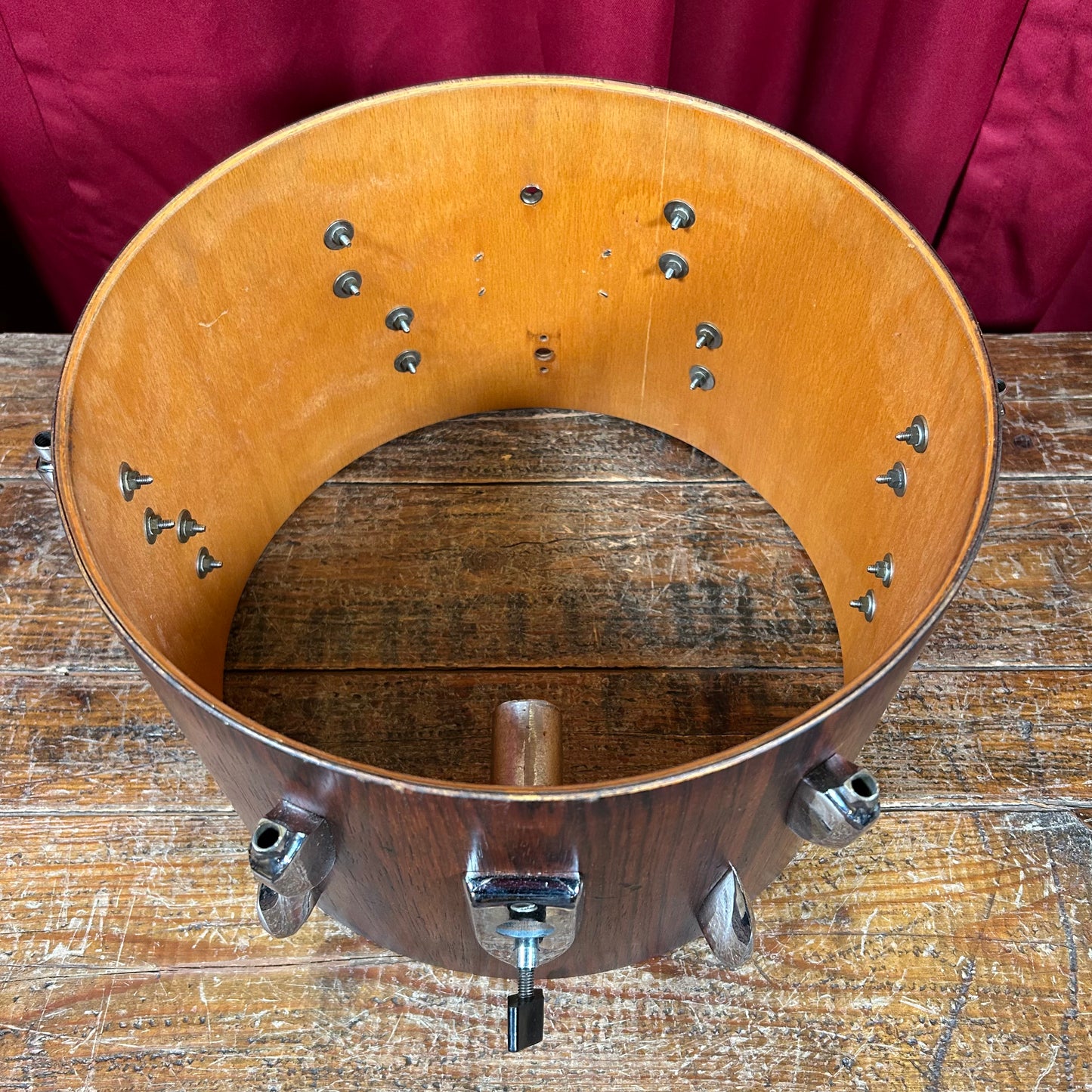 1960s Sonor Teardrop 9x13 Tom Drum Rosewood