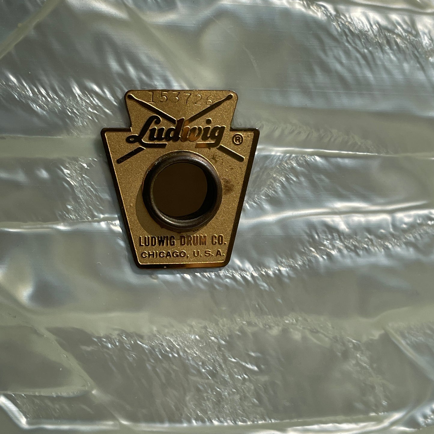 1960s Ludwig 9x13 Club Date Tom Drum White Marine Pearl