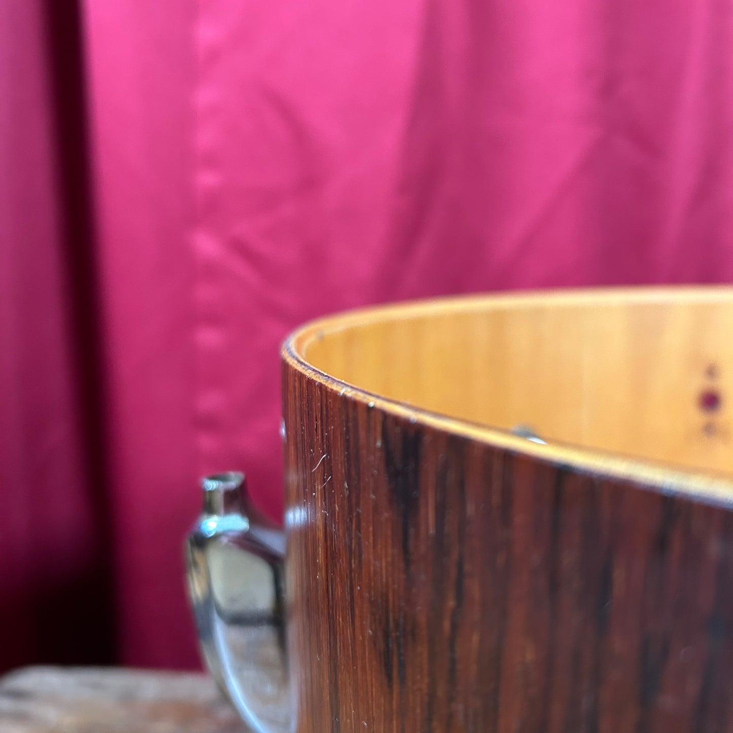 1960s Sonor Teardrop 9x13 Tom Drum Rosewood