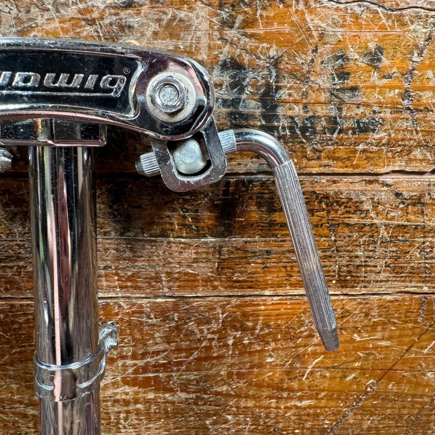 1970s Ludwig No. 781-2 Short Double Tom Holder - Clean