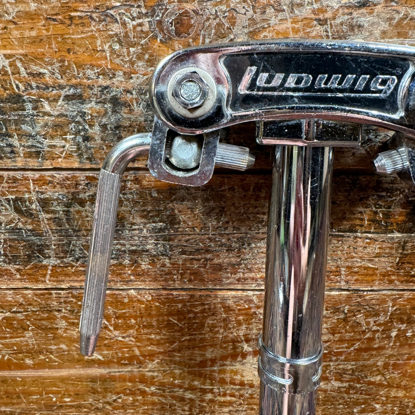 1970s Ludwig No. 781-2 Short Double Tom Holder - Clean