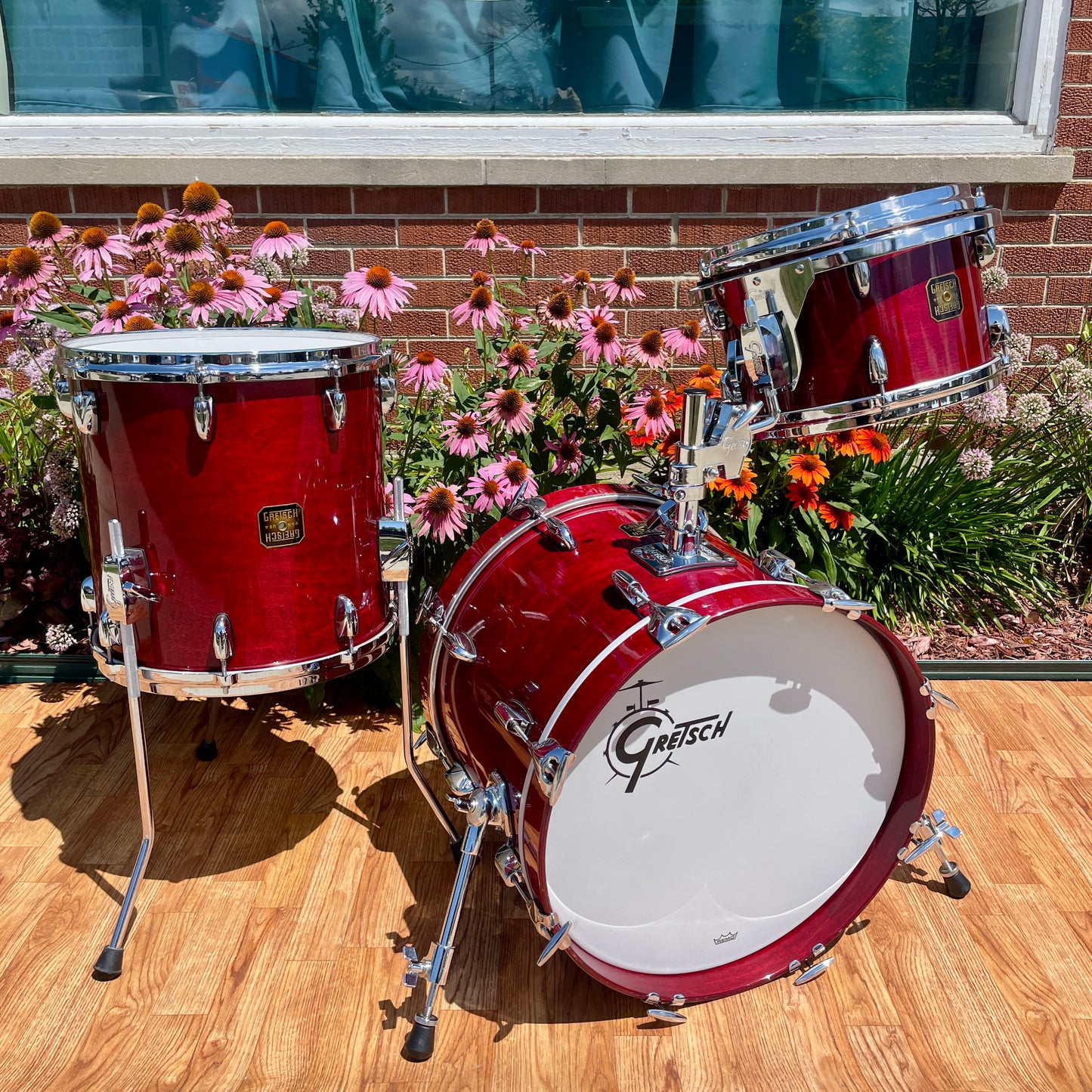 Gretsch USA Custom Bop Drum Set Rosewood Gloss 18/12/14