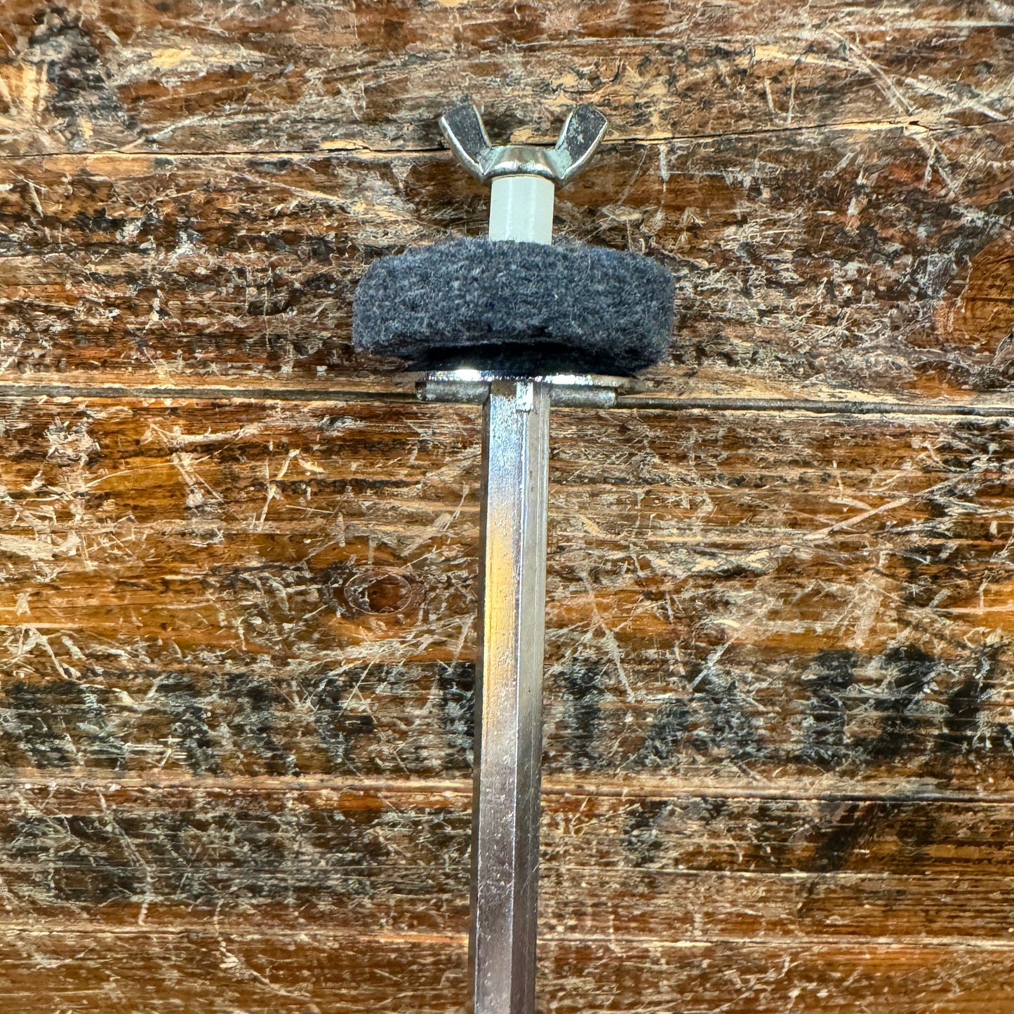 1960s Rogers 18" Disappearing Hex Rod Cymbal Holder No. 332R Swiv-O-Matic