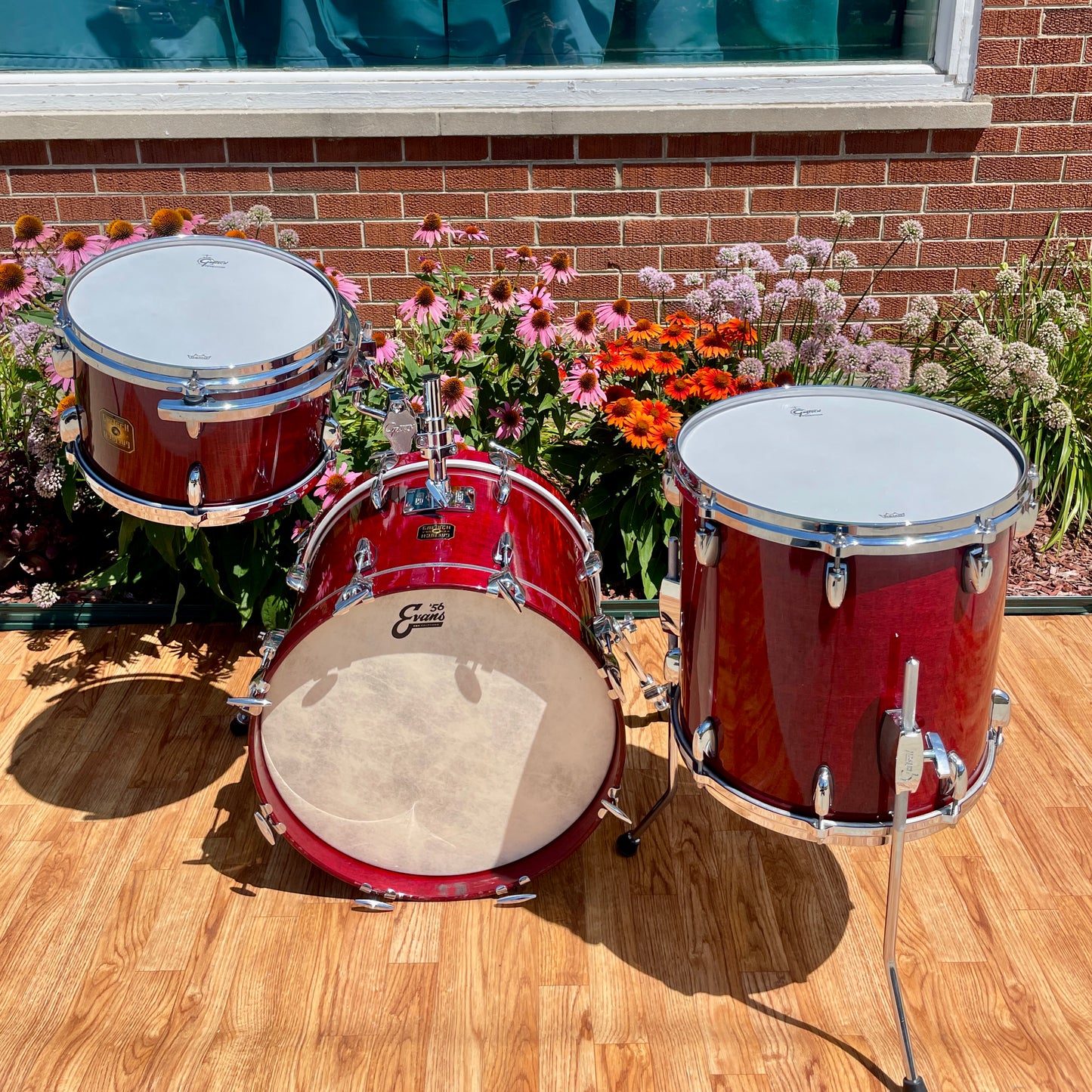 Gretsch USA Custom Bop Drum Set Rosewood Gloss 18/12/14