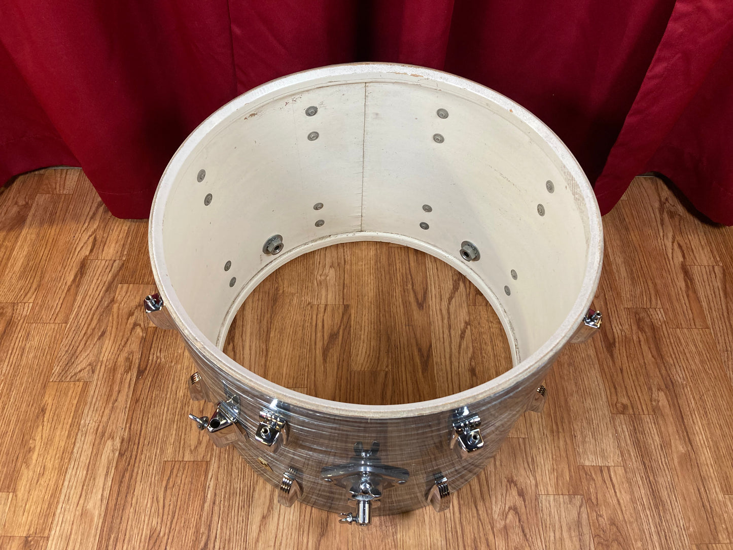 1960s Ludwig 14x18 Bop Bass Drum Oyster Blue Pearl