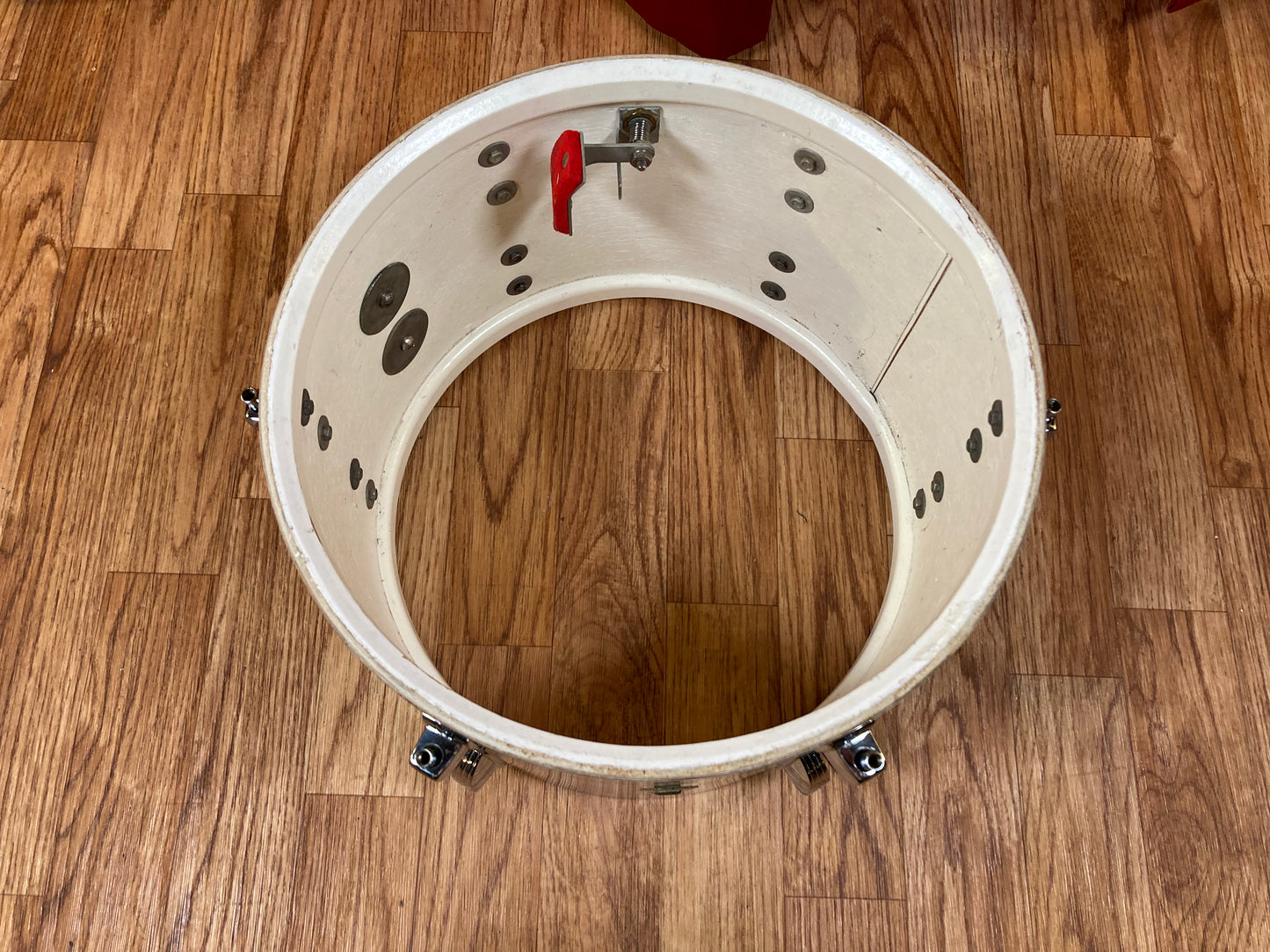 Early 1960s Ludwig 8x12 Tom Drum Oyster Blue Pearl Pre-Serial