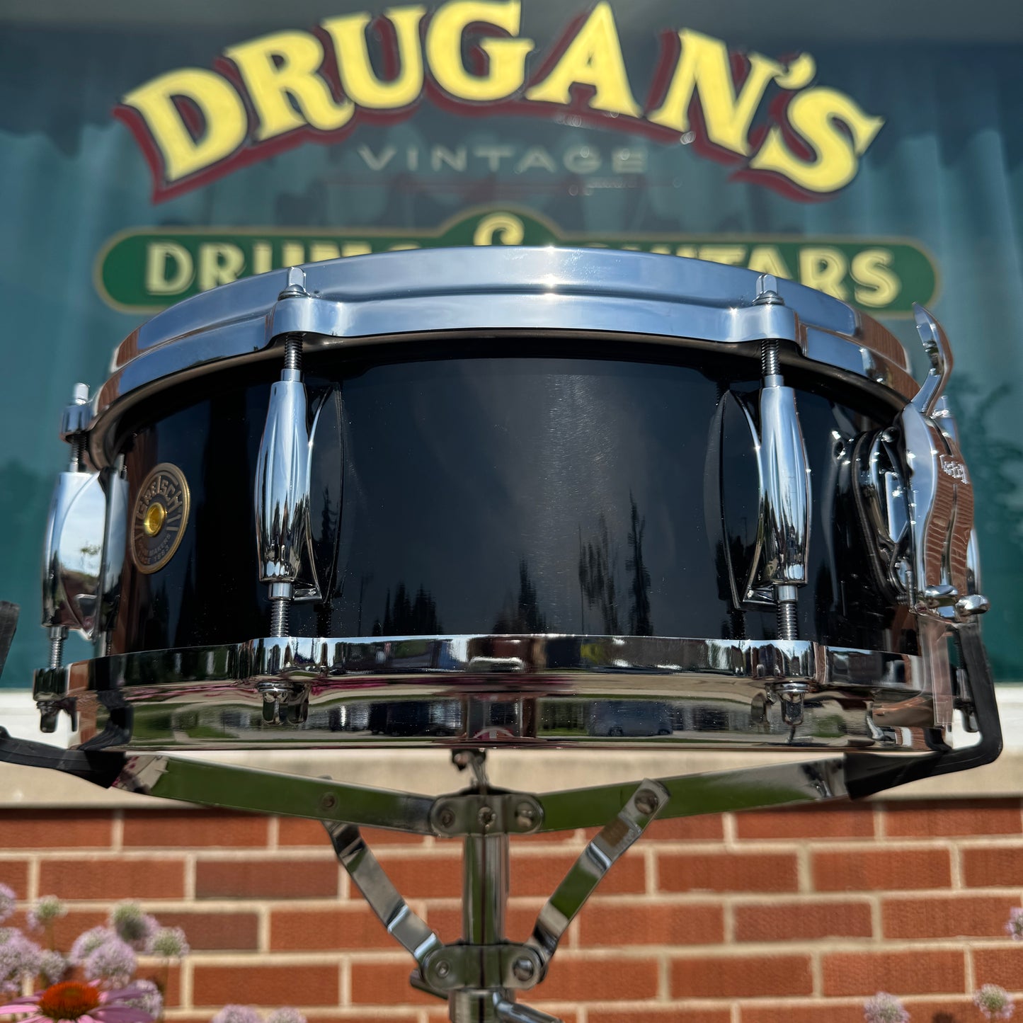 Gretsch USA Custom 5x14 Snare Drum Piano Black Gloss