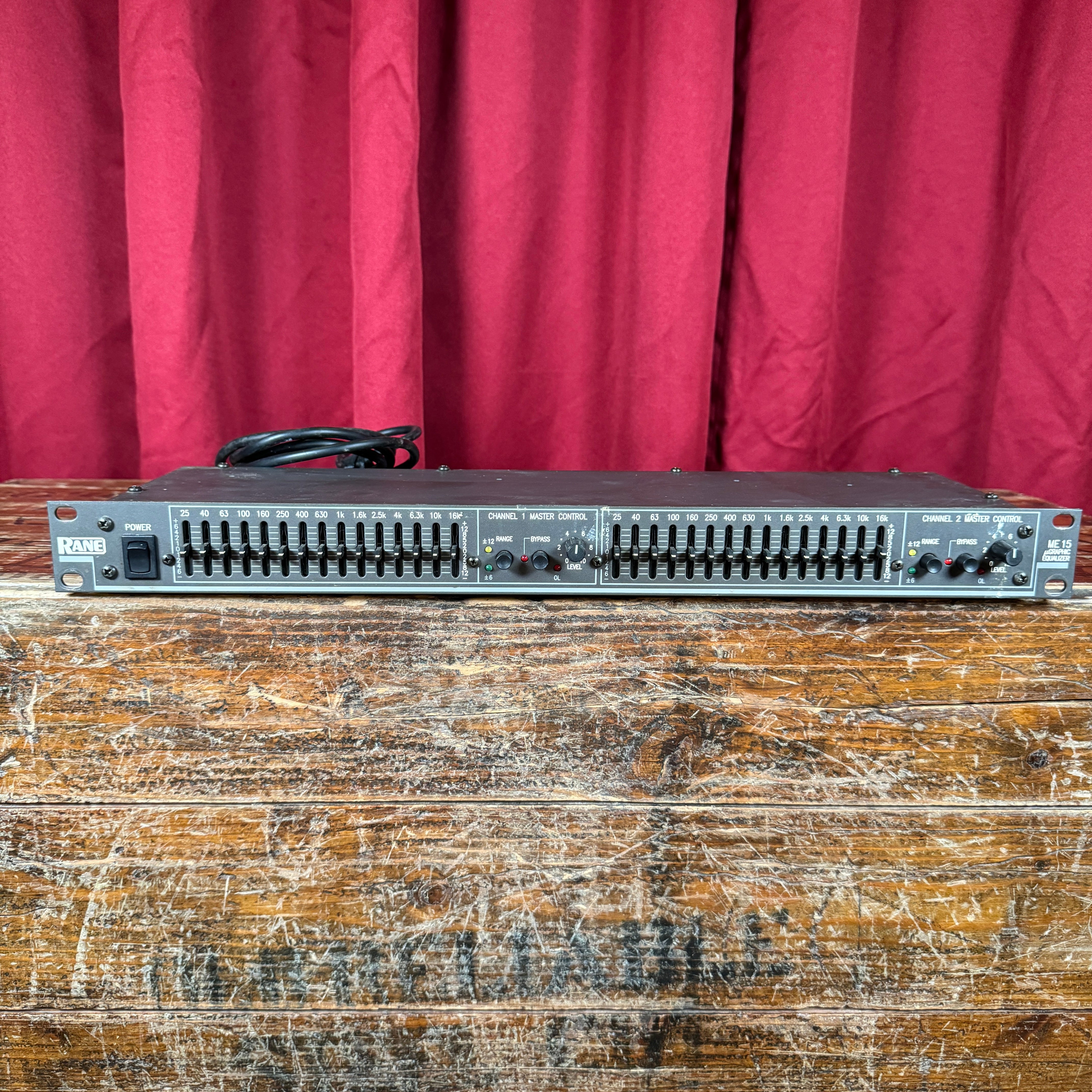 Rane ME 15 Dual Channel 15-Band Graphic Equalizer – Drugan's Drums