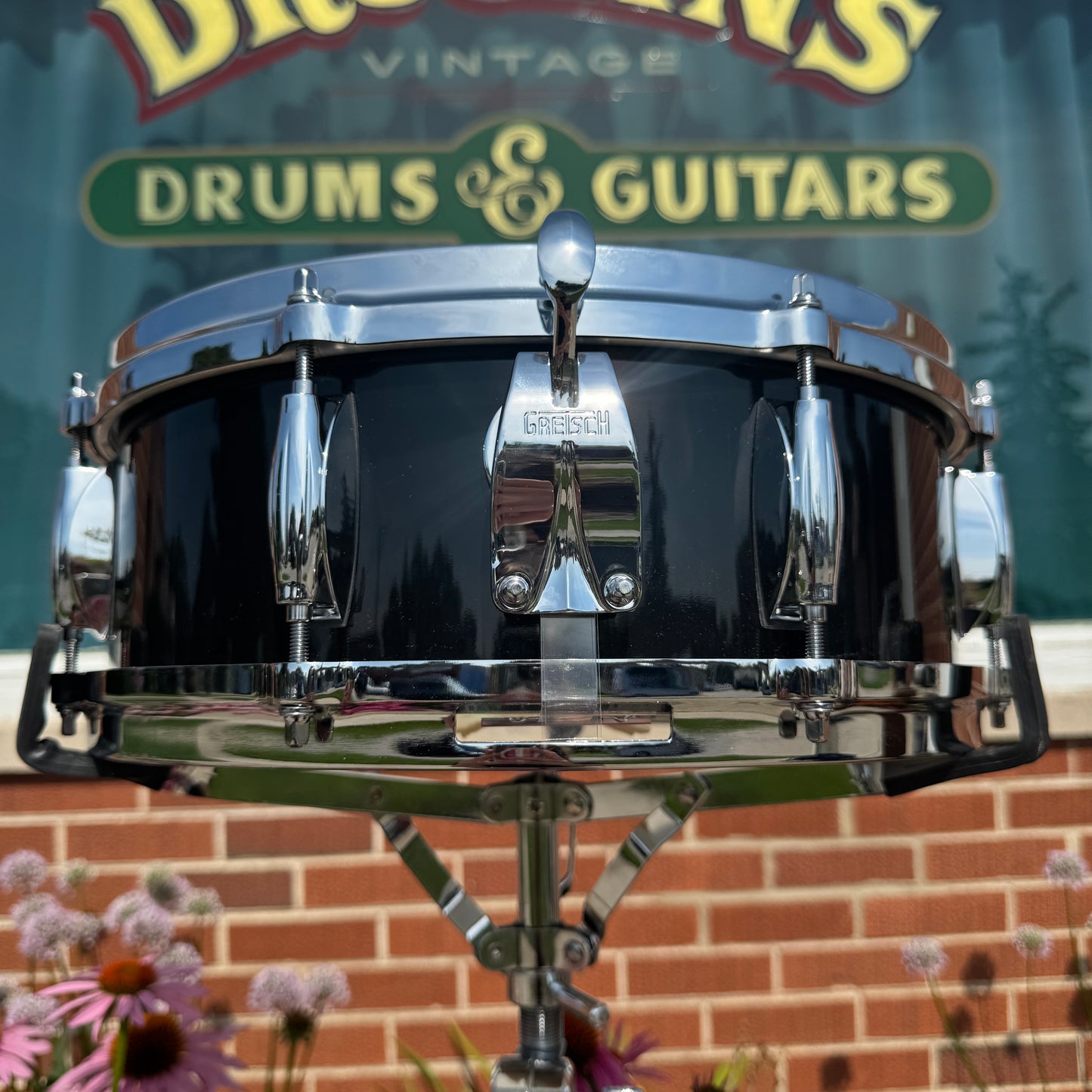 Gretsch USA Custom 5x14 Snare Drum Piano Black Gloss