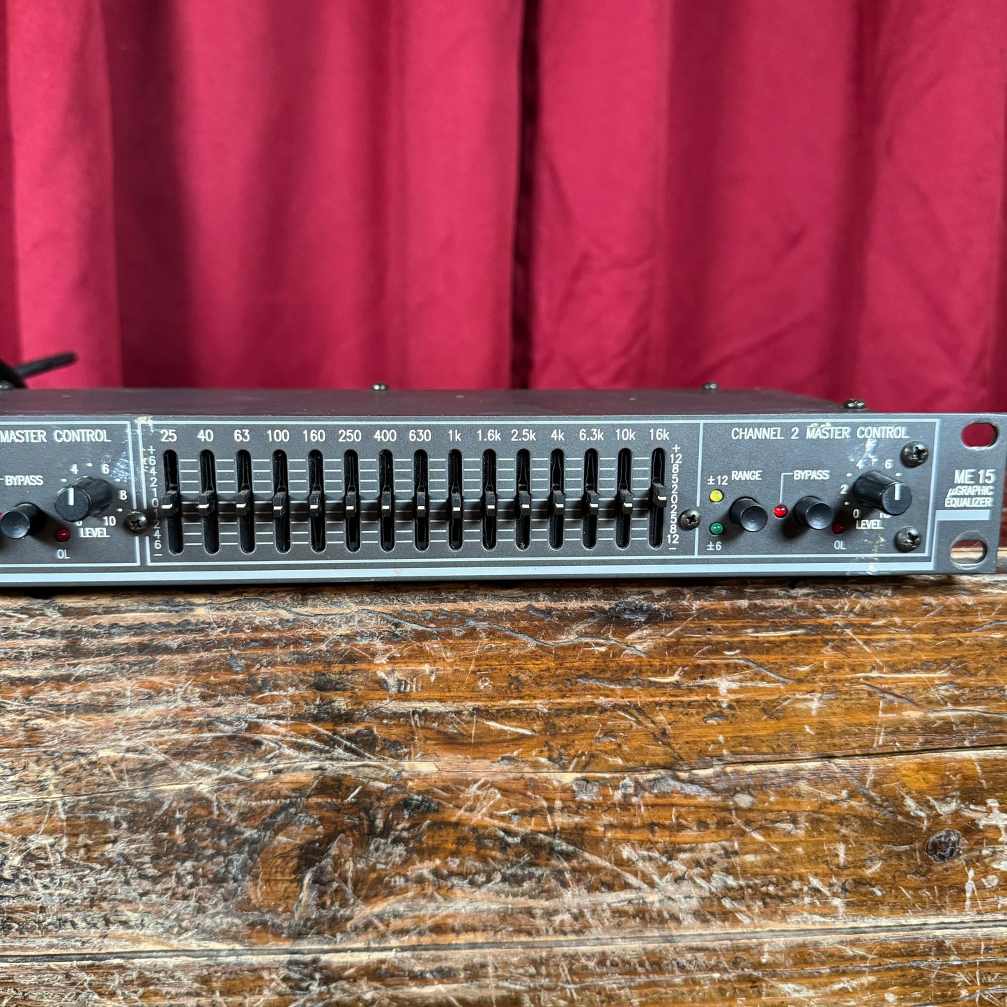 Rane ME 15 Dual Channel 15-Band Graphic Equalizer