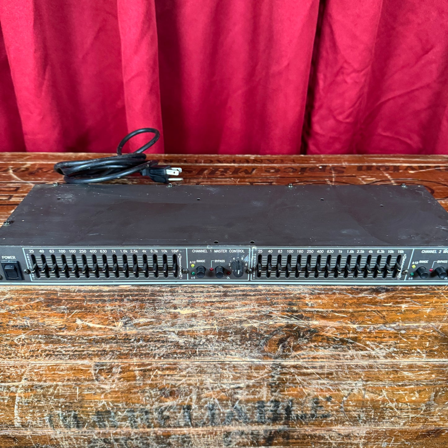 Rane ME 15 Dual Channel 15-Band Graphic Equalizer