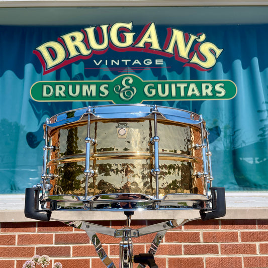 Ludwig Hammered Bronze Phonic 6.5x14 Snare Drum LB552KT