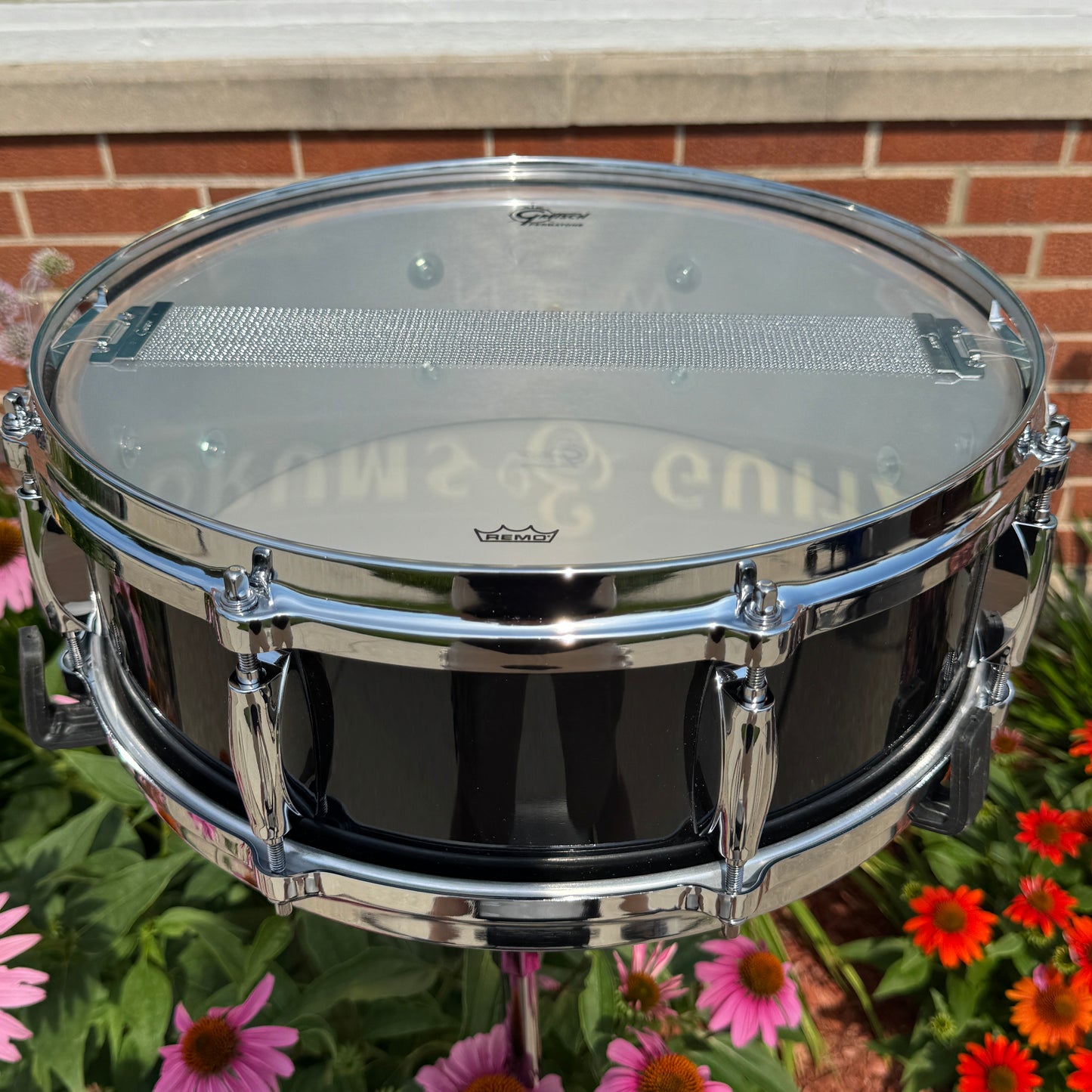 Gretsch USA Custom 5x14 Snare Drum Piano Black Gloss