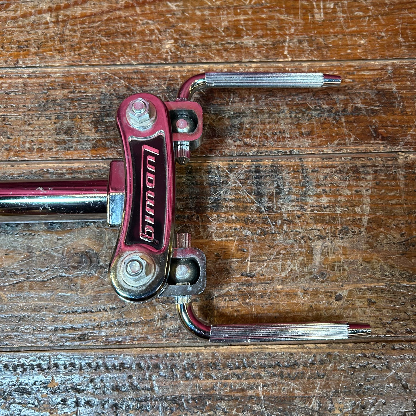 1970s-1980s Ludwig Extension Arm w/ Double Tom Holder