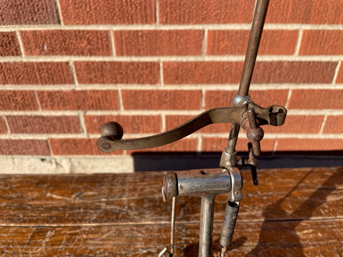 Vintage 1923 Ludwig No. 301 Original Bass Drum Pedal w/ Cymbal Striker