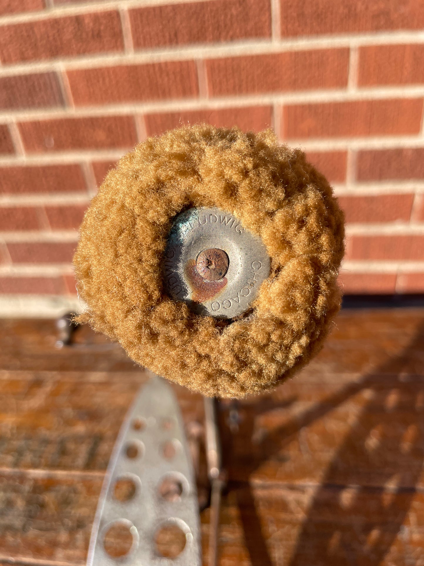 Vintage 1923 Ludwig No. 301 Original Bass Drum Pedal w/ Cymbal Striker