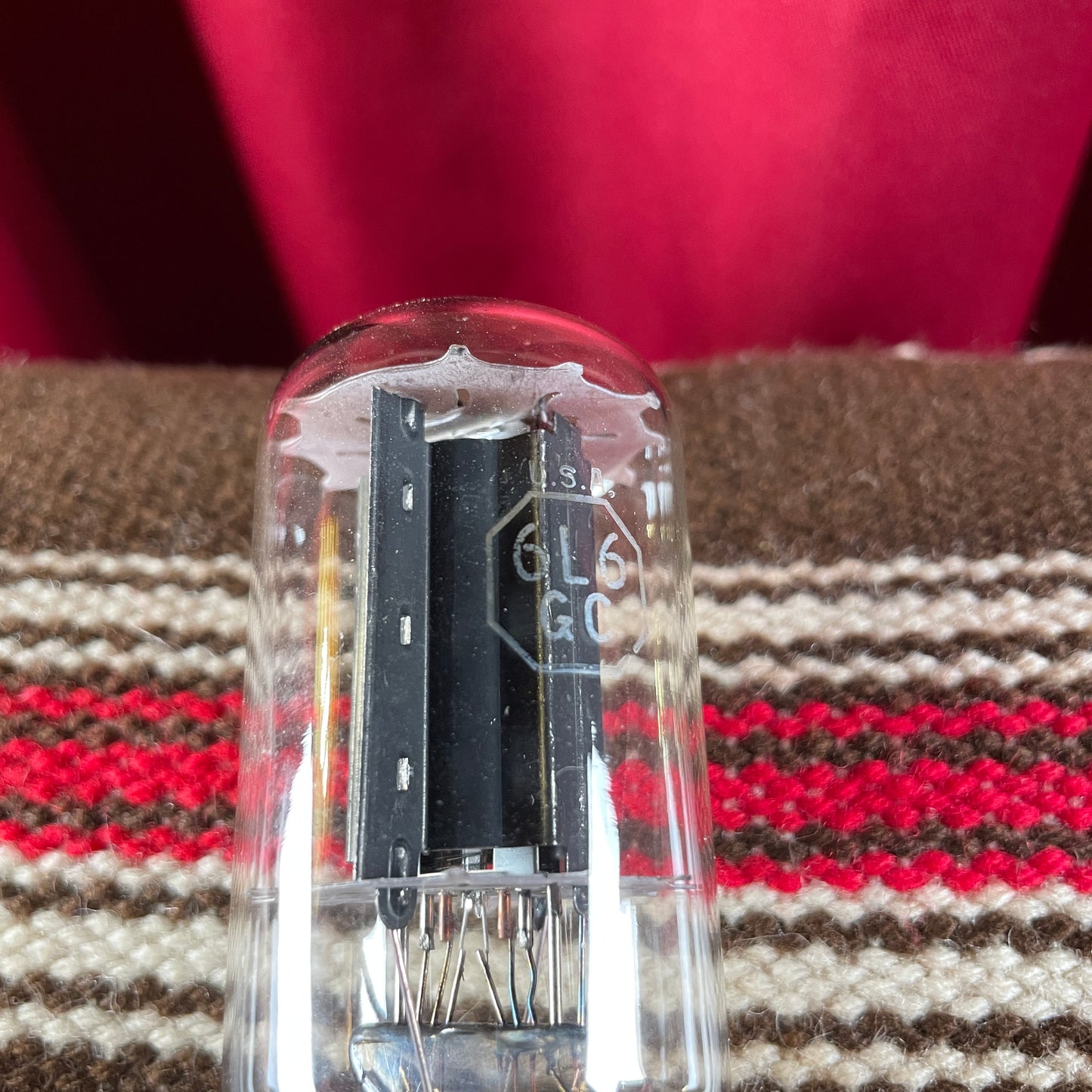 Vintage RCA 6L6GC Power Tube Single 6L6 Valve #64