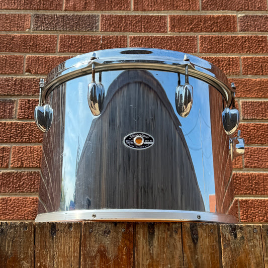 1970s Slingerland Chrome Over Wood 10x14 Concert Tom COW