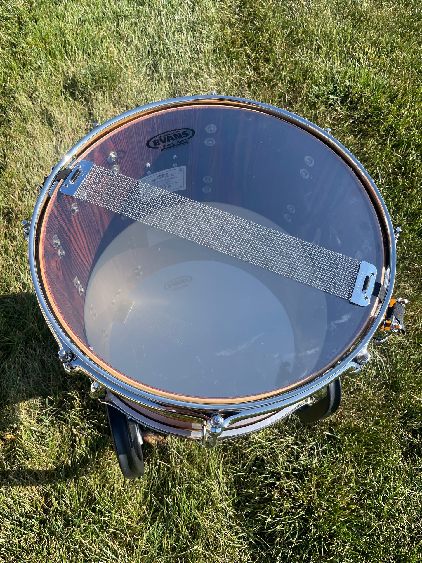 Tama Star Reserve 8x15 Maple/Bubinga Snare Drum Caramel Olive Ash Burst TMBS158S-OCOB